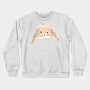 Bailey Holland Lop Cream Fawn Orange Rabbit Head Crewneck Sweatshirt